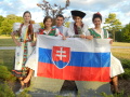Slovensk vprava v USA so slovenskou vlajkou