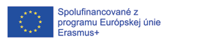 Vlajka Eurpskej nie a text: Spolufinancovan z programu Eurpskej nie Erasmus+