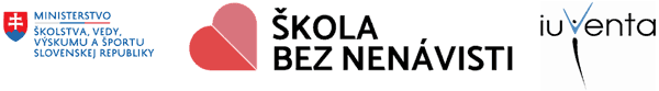 Log�: Ministerstvo �kolstva, vedy, v�skumu a �portu SR, �kola bez nen�visti, Iuventa