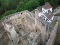 Poh�ad z v��ky ve�e na hrad Land�tejn