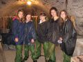 Na�e kvint�nky v Slavonickom podzem� - stredovek� podzemn� chodby