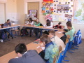 �iaci III.D triedy na hodine ob�ianskej n�uky