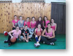 Okresné kolo v basketbale základných škôl - družstvo dievčat z Gymnázia Janka Kráľa