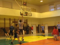 Krajsk kolo v Leviciach v basketbale chlapcov - rozcvika pred zpasom so aou