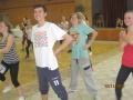 �iaci po�as hodiny hip-hopu