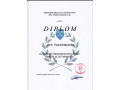 Text na diplome: Prim�tor mesta Zlat� Moravce Ing. Peter Ledn�r, CSc. ude�uje diplom Eve Podhorovej za �spe�n� reprezent�ciu �koly a mesta Zlat� Moravce, v Zlat�ch Moravciach, d�a 11.6.2014