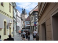 Učitelia a žiaci v uliciach mesta Tábor