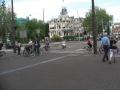 �udia na bicykloch v Amsterdame