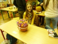 Hanka - �ia�ka I.A triedy a jej pr�ca � ikebana z kvetov