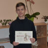 imon Gajdo, II.B s diplomom za 2. miesto krajskho kola Olympidy zo slovenskho jazyka a literatry