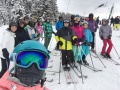 Mgr. Min�rov� a jej dru�stvo na svahu