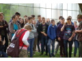 �iaci s pr�strojom na meranie v��ky stromu