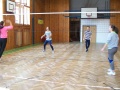 Chlap�ensk� a diev�ensk� t�m po�as volejbalov�ho z�pasu