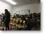 Plná trieda žiakov, ktorí prišli na filmovicu Plná trieda žiakov, ktorí prišli na filmovicu