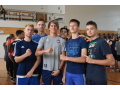 Spolo�n� fotografia chlapcov z II.B po�as prest�vky v telocvi�ni �koly