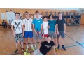 Florbalov� dru�stvo chlapcov I.A v telocvi�ni �koly