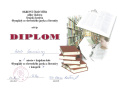 Diplom Adele Kramrovej za 1. miesto v krajskom kole Olympidy zo slovenskho jazyka a literatry v kategrii A