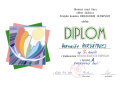 Diplom Veronike Horvtovej za 2. miesto v krajskom kole Biologickej olympidy v kategrii A