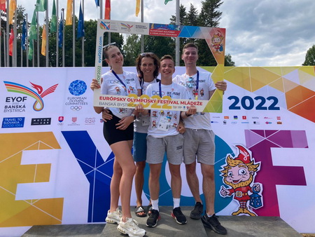 Gymn�zium Janka Kr�a na EYOF 2022