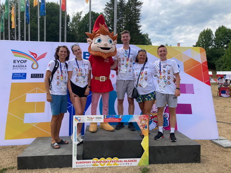 Gymn�zium Janka Kr�a na EYOF 2022