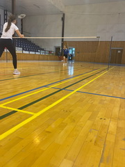 Krajsk� kolo diev�at stredn�ch �k�l v bedmintone v �uranoch - 3. miesto