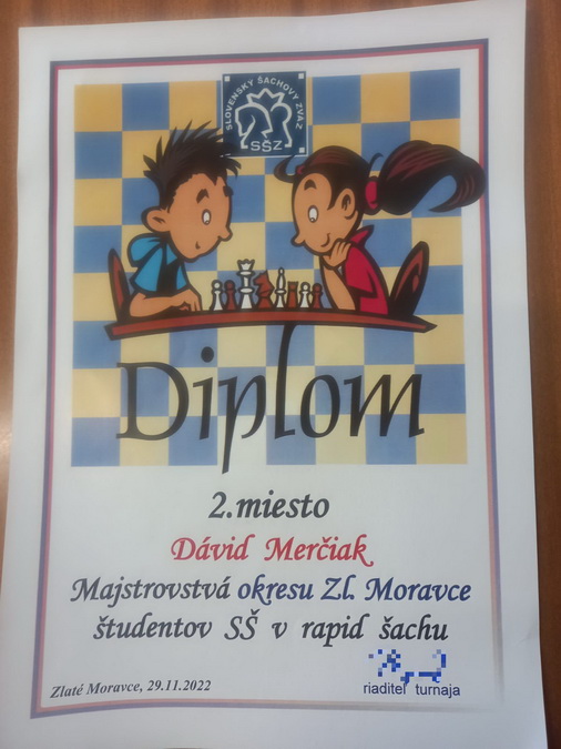 Majstrovstv� okresu v �achu