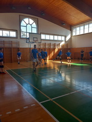 Z�skali sme postup do krajsk�ho kola vo volejbale