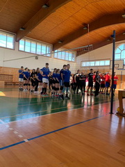 Z�skali sme postup do krajsk�ho kola vo volejbale