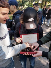 Druh�ci na potulk�ch Banskou �tiavnicou