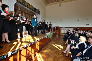 Gymn�zium Janka Kr�a v&nbsp;Zlat�ch Moravciach oslavovalo