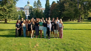 Seminaristi z dejepisu na exkurzii: Letn� s�dlo prezidentov, Masaryk a Topo��ianky