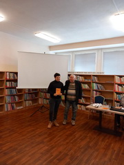 Beseda s&nbsp;region�lnym spisovate�om Miroslavom Piusom