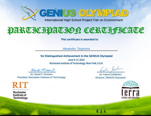 Genius Olympiad 2025: Moja vedeck� cesta do srdca USA