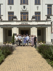 N�v�teva deleg�cie z mesta Hole�ov na Gymn�ziu Janka Kr�a