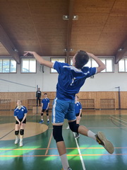 Postupujeme do krajsk�ho kola vo volejbale