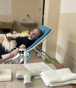 Na�a �kola sa zapojila do Valent�nskej kvapky krvi