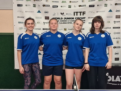 Krajsk� kolo stredn�ch �k�l v&nbsp;stolnom tenise - diev�at�