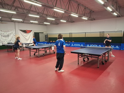 Krajsk� kolo stredn�ch �k�l v&nbsp;stolnom tenise - diev�at�